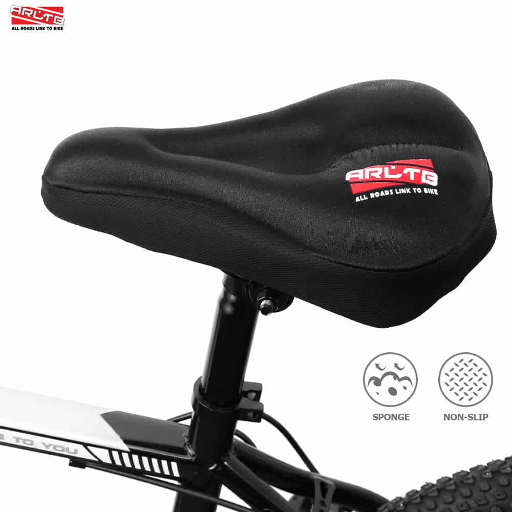 TruTech Soft Cycling Bicycle Seat Saddle Padded Cover Bike Cushion Pad