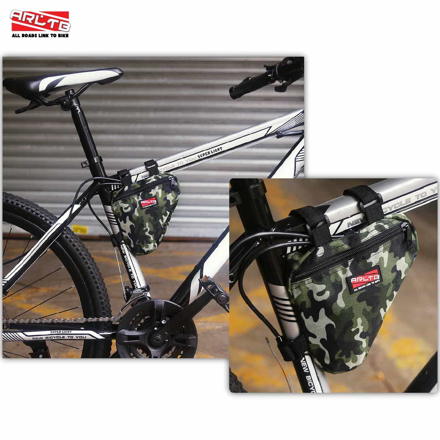 US Bike Bicycle Cycle Front Top Tube Triangle Frame Storage Bag Pack Pouch New 