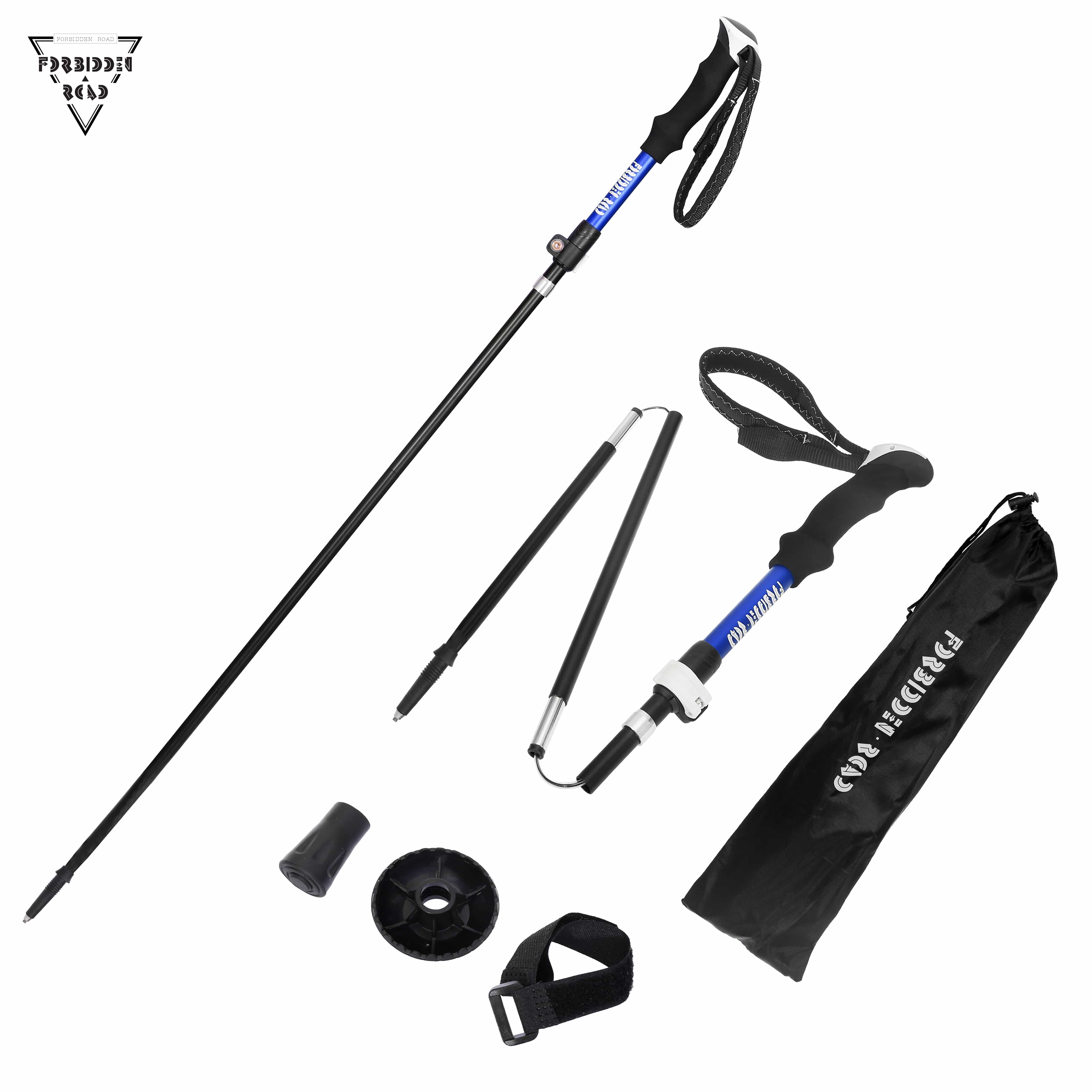 collapsible walking pole