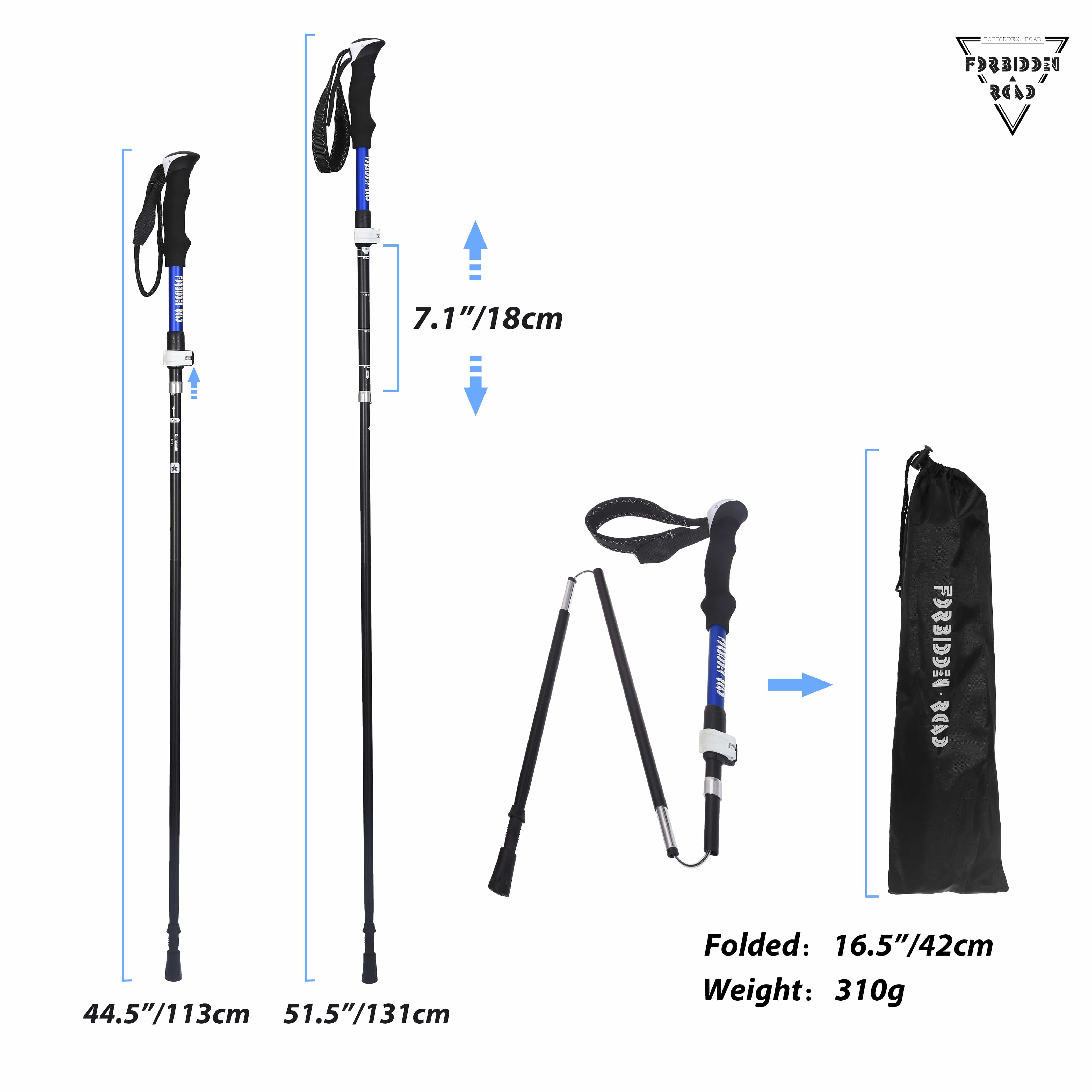 retractable walking pole