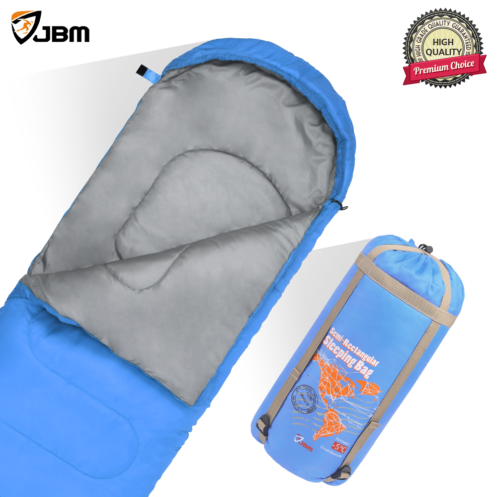 Semi rectangular sleeping clearance bag